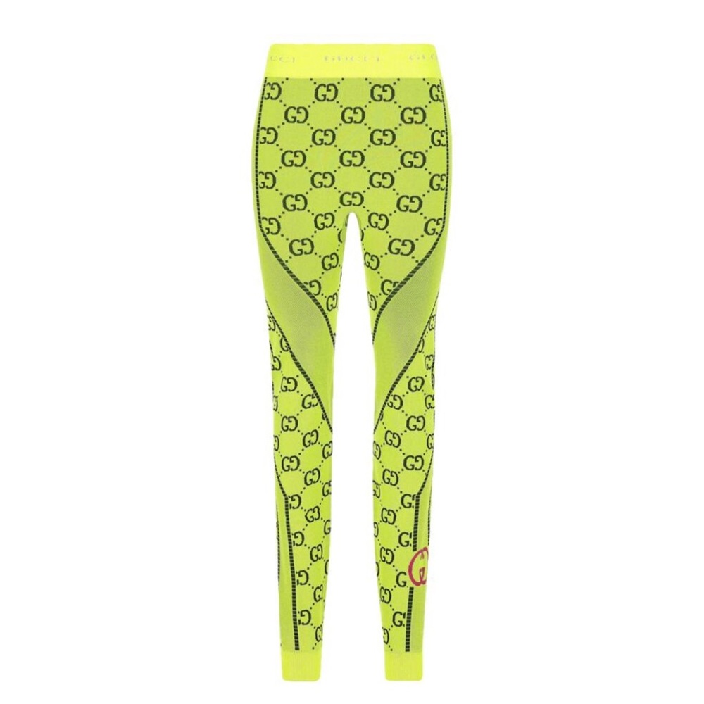 Gucci Neon Yellow Leggings